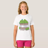T-shirt Fresh Green Apple Harvest Barrel Granny Smith (Devant entier)