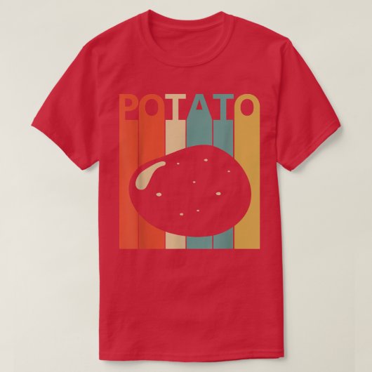 T-shirt Fresh Potato Vegetable Lover (Design devant)