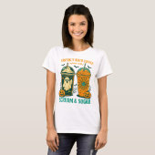 T-shirt Freshly boo'd coffee｜coffee halloweener｜coffee hal (Devant entier)
