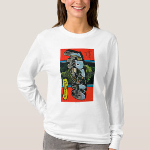 T-shirt Fresno, la Californie - grandes scènes de lettre