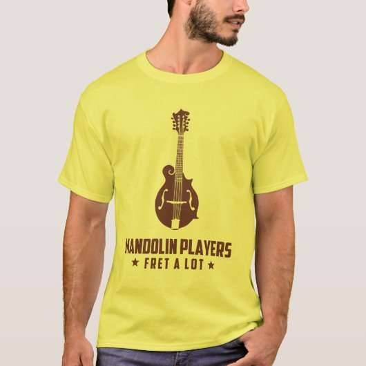 T-shirt Frette de joueurs de mandoline beaucoup (Devant)