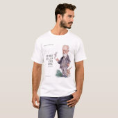 T-shirt Freud & Citation sur les chats (Devant entier)