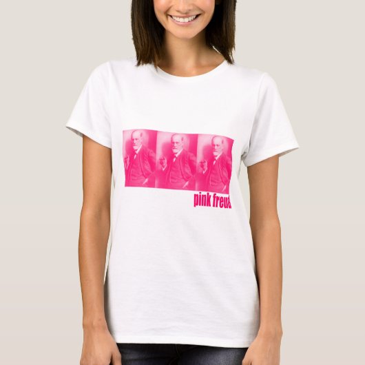 T-shirt Freud rose (Devant)