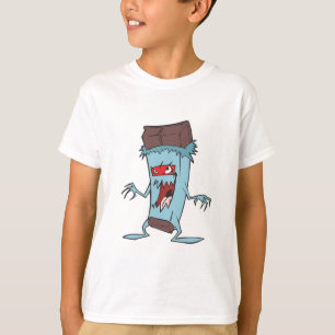 T-shirt friandise chocolatée diabolique de super vilain ri