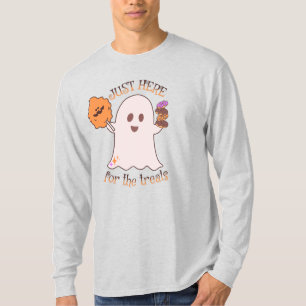 T-shirt Friandises d'Halloween Fantôme et Sucreries