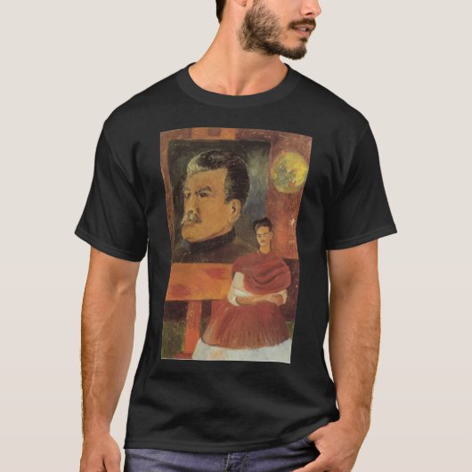 T-shirt Frida Kahlo Communiste Staline Peindre T- Essentie (Devant)