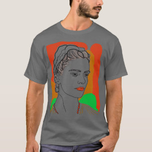 T-shirt Frida Kahlo Design minimaliste original de style r
