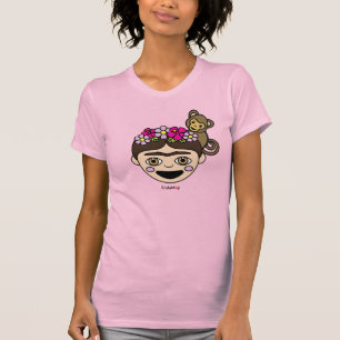T-shirt Frida Kahlo FridaMoji - Happy Frida