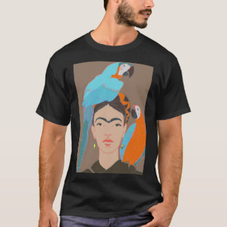 T-shirt FRIDA KAHLO Mexican Feminist portrait Art poster A