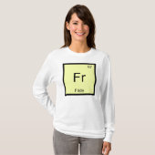 T-shirt Frida Nom Chimie Élément Tableau Périodique (Devant entier)