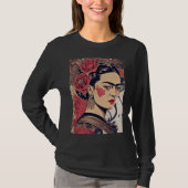 T-shirt Frida Reloaded - InkPunk Rebel Art Tee (Devant)