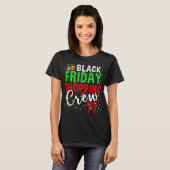 T-shirt Friday Shopping Crew Christmas Lights Black Shoppi (Devant entier)