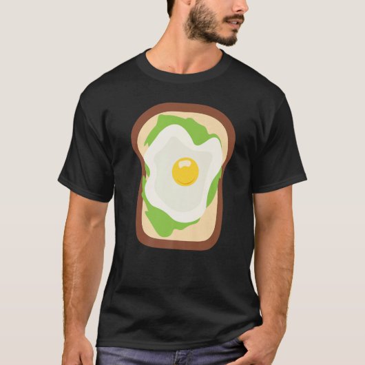 T-shirt Fried Egg Avocado (Devant)