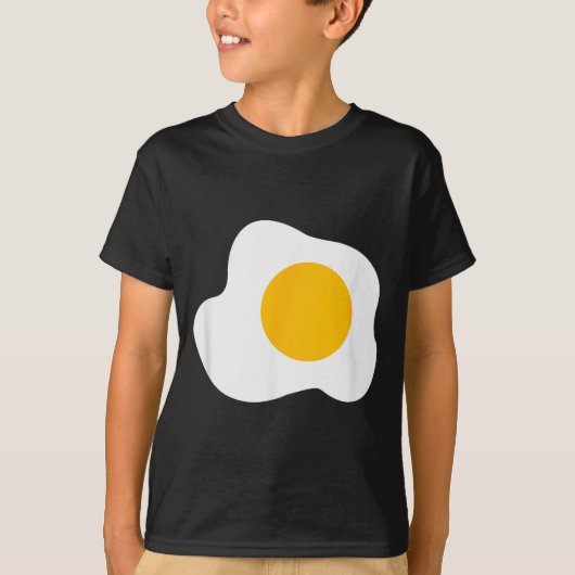T-shirt Fried Egg Graphic Funny Breakfast Eggs Lover (Devant)