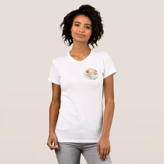 T-shirt Fried eggs (Devant entier)