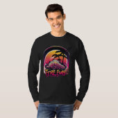 T-shirt Fried Rice with a Nostalgic 80s Retrowave Aestheti (Devant entier)