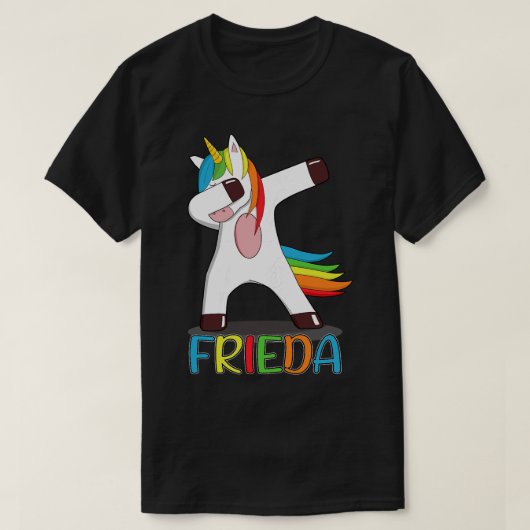 T-shirt Frieda Prénom Frieda Coloring Un (Design devant)