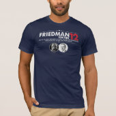 T-shirt Friedman Hayek 2012 (Devant)