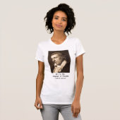 T-shirt Friedrich Schiller : L'art est la fille de la (Devant entier)