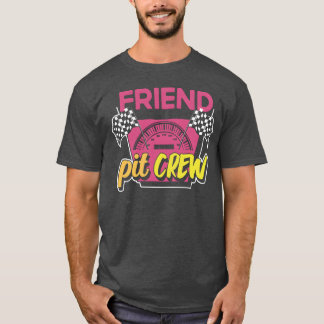 T-shirt Friend Racing Car Bday Party Family Matching Pit C
