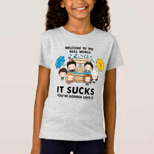 T-Shirt FRIENDS™   Bienvenue dans le monde réel Chibi