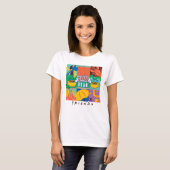 T-shirt FRIENDS™ | Central Perk Graphique Vibrant (Devant entier)