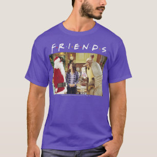 T-shirt Friends Christmas Père Noël rencontre Holiday Arma