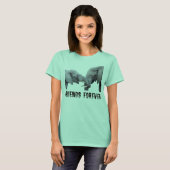 T-shirt Friends Forever Elephants embrasser / embrasser (Devant entier)