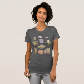 T-shirt FRIENDS™ | Icônes de dessin animé Graphique 2 (Devant entier)