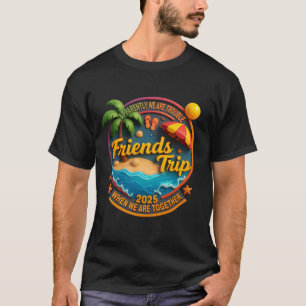 T-shirt Friends Trip Summer Beach Vacances Groupe de jumel