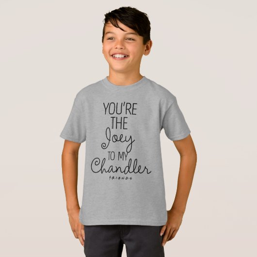 T-shirt FRIENDS™| Tu es la Joey à mon Chandler (Devant entier)