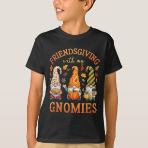 T-shirt Friendsgiving avec mes amis Gnomies Thanksgiving