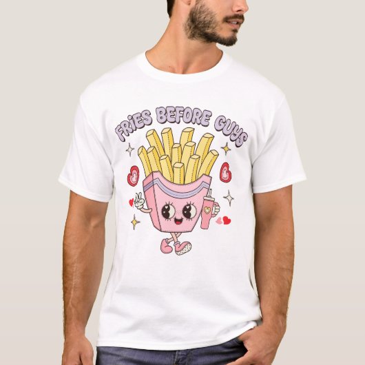 T-shirt Fries avant les garçons (Devant)