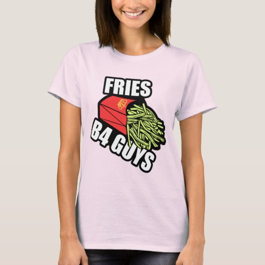 T-shirt Fries avant les garçons (Devant)