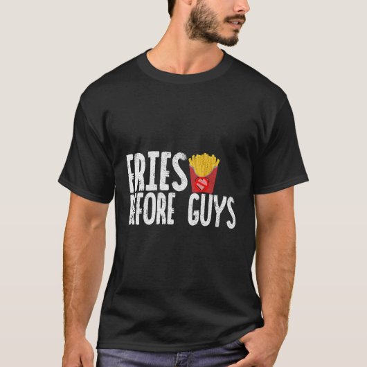 T-shirt Fries avant les garçons (Devant)