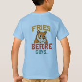 T-shirt "Fries avant les garçons" (Dos)