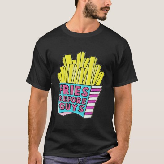 T-shirt Fries avant les garçons (Devant)