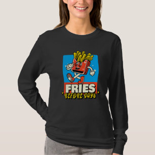 T-shirt Fries Avant Les Gars Fry Friendship