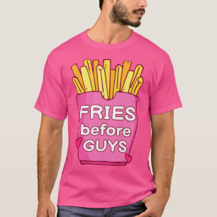 T-shirt Fries avant les gars III Valentines Jour
