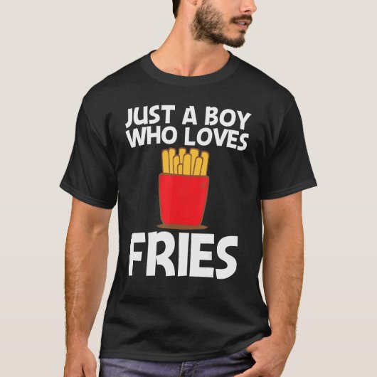 T-shirt Fries cool pour garçons Enfants Restauration rapid (Devant)