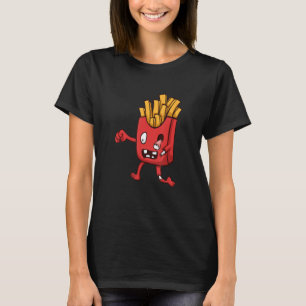 T-shirt Fries Foodie Restauration rapide Manger de frites