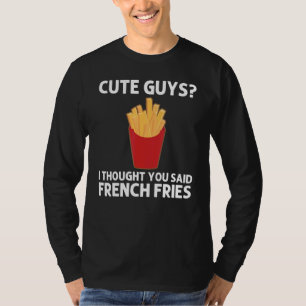 T-shirt Fries Pour Filles Enfants Pomme de terre Fry Resta