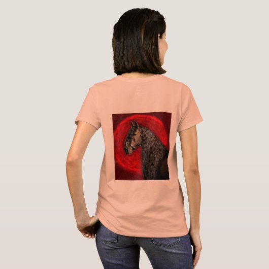 T-shirt Friesian Mane (Dos entier)