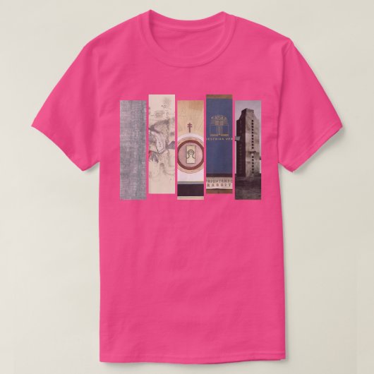 T-shirt Frightened for men and women  (Design devant)