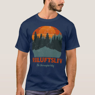 T-shirt Friluftsliv Connect With Nature The Norwegian Way
