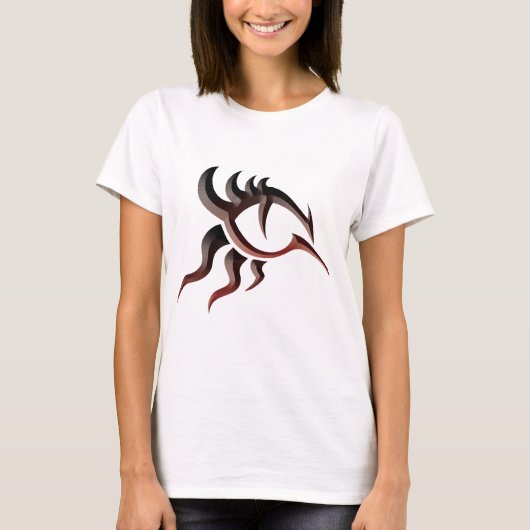 T-shirt Fripes d'oeil de dragon (Devant)