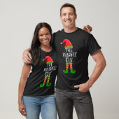 T-shirt Frisbee Elf Famille Correspondant Groupe de Noël D (Unisexe)