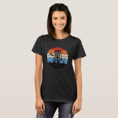T-shirt Frisbee Golf Disque Golf Rétro (Devant entier)