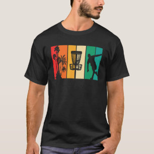 T-shirt Frisbee Golf Lecteur Disque Golf Rétro Disque Golf