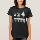 T-shirt Frisbee Golf Treejection Disque Golf (Devant)
